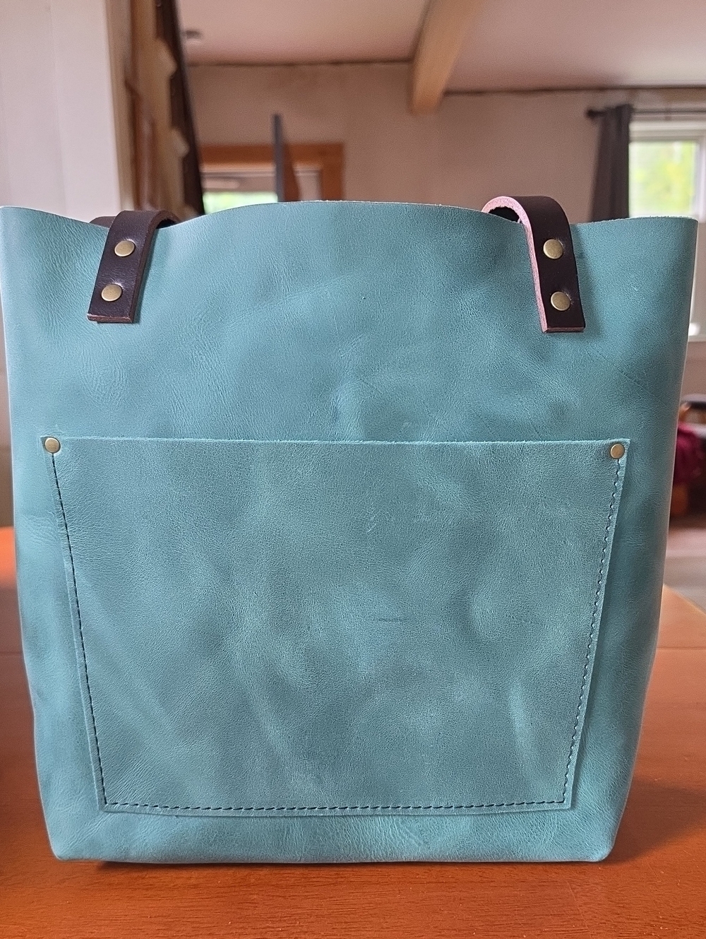 Portland Leather Goods Medium Classic Tote - Surf